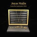 Mini Lote Anillos, Collar y Argollas Variadas Bañadas en Oro
