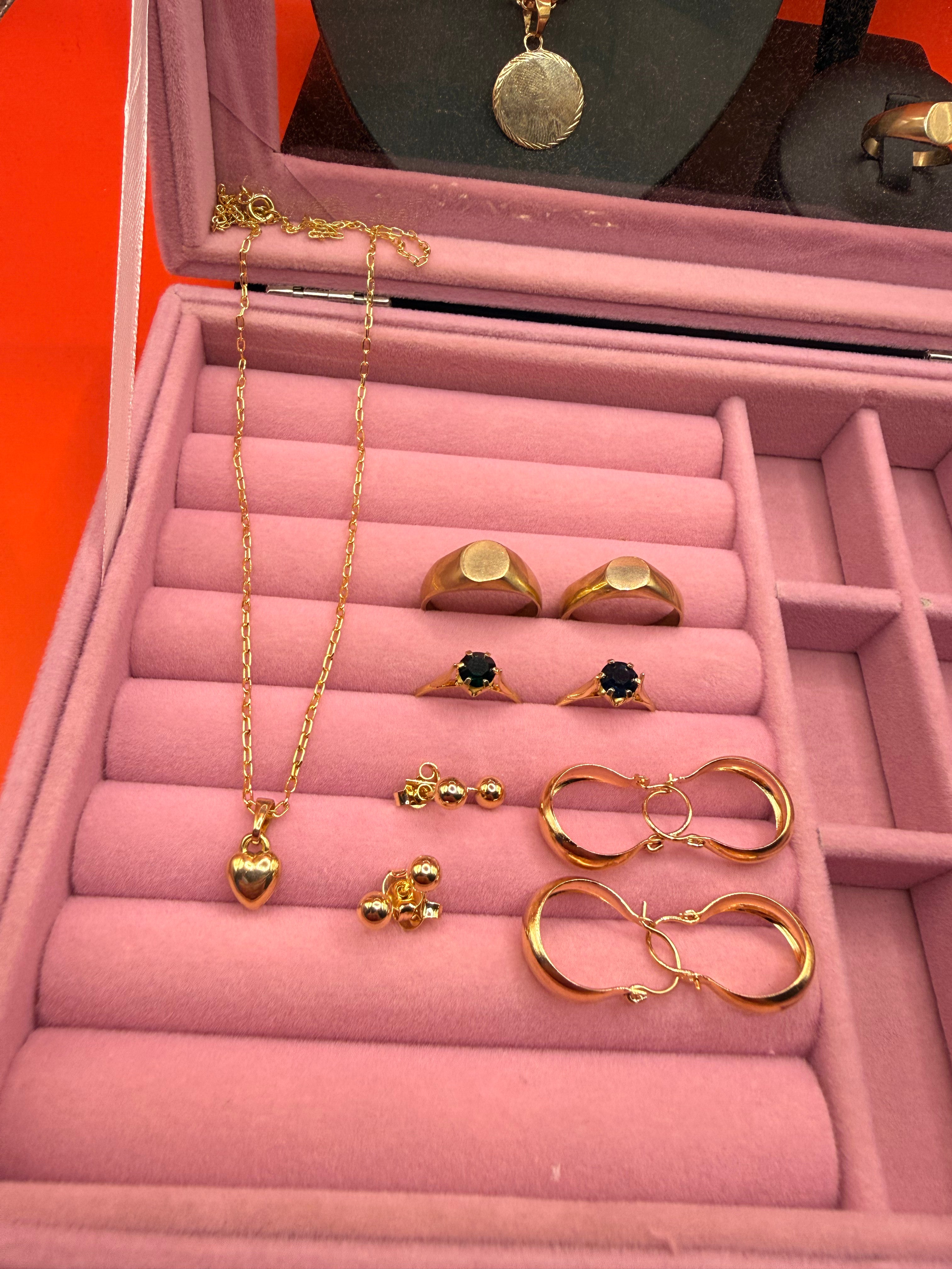 Pack Emprendedor Joyas Bañadas en Oro 18K Nacional – 9 Piezas Seleccionadas
